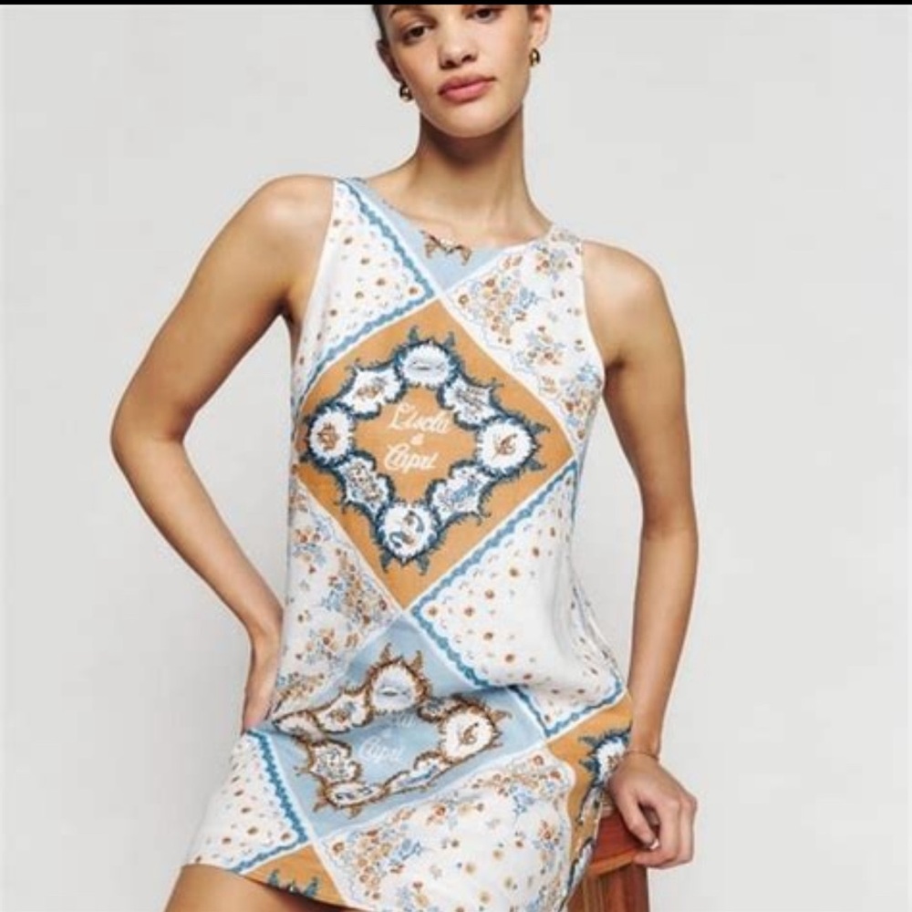 Reformation Linen Mini Dress